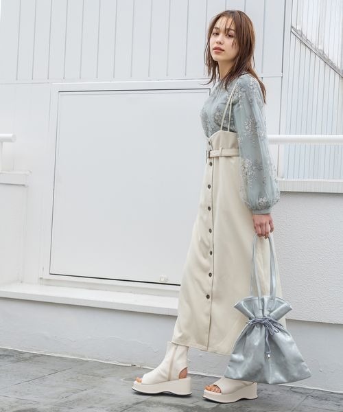 mysty woman（ミスティウーマン）の「シャイニートートBAG 187208（トートバッグ・レディース・シルバー/ブラック・FREE）」の19枚目の写真