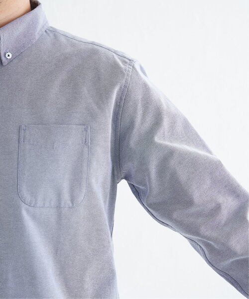 ikka（イッカ）の「【シワ軽減／吸水速乾】イージーケアオックスボタンダウンシャツ（シャツ/ブラウス・メンズ・ホワイト/ネイビー/スカイブルー/ピンク/グリーン・S/M/XL/L）」の10枚目の写真
