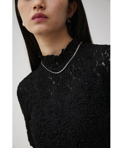 AZUL by moussy(アズールバイマウジー)の「MIXED CHAIN NECKLACE/ミックスチェーンネックレス(ネックレス・レディース・ゴールド系その他/シルバー・FREE)」の8枚目の写真