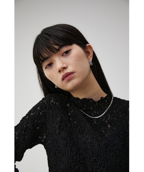 AZUL by moussy(アズールバイマウジー)の「MIXED CHAIN NECKLACE/ミックスチェーンネックレス(ネックレス・レディース・ゴールド系その他/シルバー・FREE)」の9枚目の写真
