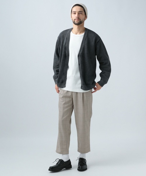 BAYFLOW(ベイフロー)の「T/Rチェッククロップドパンツ(その他パンツ・メンズ・グレー/ベージュ・MEDIUM/LARGE)」の11枚目の写真