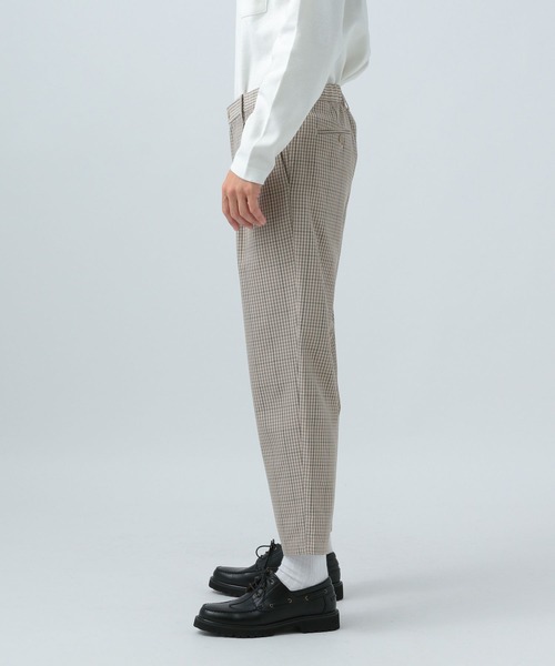 BAYFLOW(ベイフロー)の「T/Rチェッククロップドパンツ(その他パンツ・メンズ・グレー/ベージュ・MEDIUM/LARGE)」の14枚目の写真