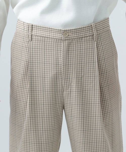 BAYFLOW(ベイフロー)の「T/Rチェッククロップドパンツ(その他パンツ・メンズ・グレー/ベージュ・MEDIUM/LARGE)」の16枚目の写真