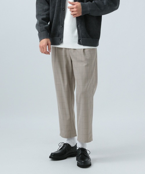 BAYFLOW(ベイフロー)の「T/Rチェッククロップドパンツ(その他パンツ・メンズ・グレー/ベージュ・MEDIUM/LARGE)」の12枚目の写真