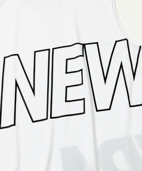 NEW ERA(ニューエラ)の「【ZOZOTOWN限定展開】NEW ERA/ニューエラ/NEW ERA PERFORMANCE/ニューエラパフォーマンス 吸水速乾 UVカット タンクトップ 13516821/13516822/13516823(タンクトップ・メンズ・ブラック/ホワイト/エメラルド・M/L/XL/XXL)」の6枚目の写真