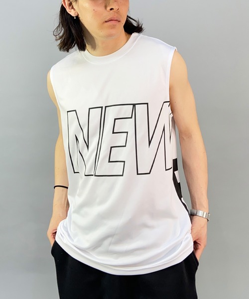 NEW ERA(ニューエラ)の「【ZOZOTOWN限定展開】NEW ERA/ニューエラ/NEW ERA PERFORMANCE/ニューエラパフォーマンス 吸水速乾 UVカット タンクトップ 13516821/13516822/13516823(タンクトップ・メンズ・ブラック/ホワイト/エメラルド・M/L/XL/XXL)」の16枚目の写真