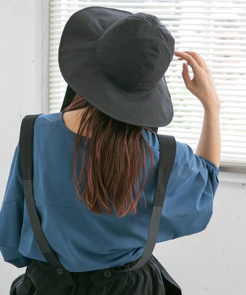 KBF(ケイビーエフ)の「リボン付きHAT(ハット・レディース・ブラック/カーキ・ONE)」の17枚目の写真