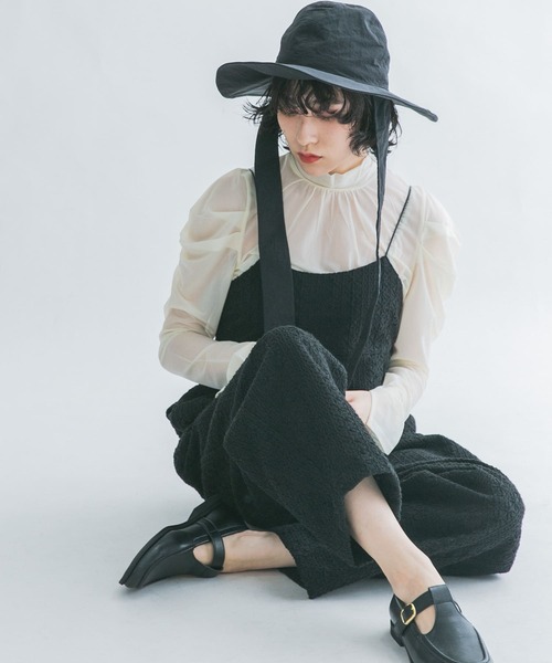 KBF(ケイビーエフ)の「リボン付きHAT(ハット・レディース・ブラック/カーキ・ONE)」の18枚目の写真