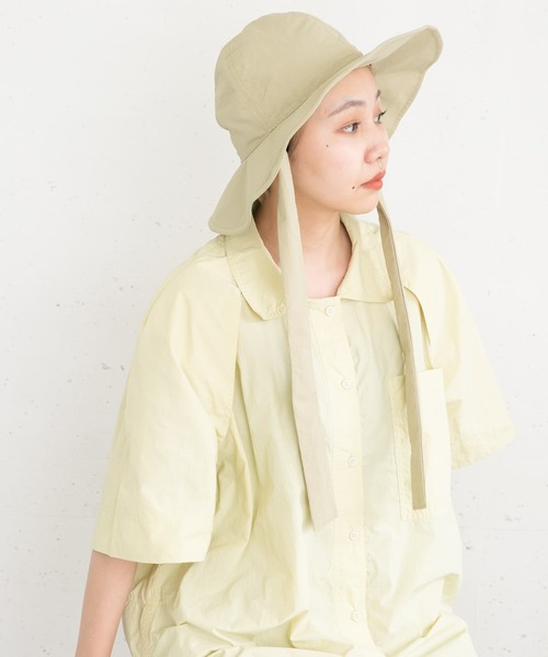 KBF(ケイビーエフ)の「リボン付きHAT(ハット・レディース・ブラック/カーキ・ONE)」の3枚目の写真