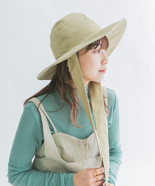 KBF(ケイビーエフ)の「リボン付きHAT(ハット・レディース・ブラック/カーキ・ONE)」の12枚目の写真