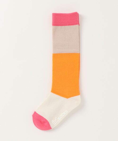 Rora(ローラ)の「メイ ニーハイソックス 2colors(ソックス/靴下・キッズ・オレンジ/グリーン・18-20cm/20-22cm/16-18cm)」の4枚目の写真