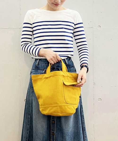 ROOTOTE（ルートート）の「ルートート/アップサイクルテキスタイル SN.デリ.リサイクルコットン-B（トートバッグ・レディース・ベージュ系その他/ブラック/グレー/ロイヤルブルー/テラコッタ/アイボリー/ターコイズブルー/カーキ/イエロー系その他・FREE）」の9枚目の写真