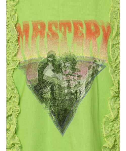 jouetie（ジュエティ）の「リメイクロックミニワンピース（ワンピース・レディース・ブラック/オフホワイト/グリーン・MEDIUM）」の18枚目の写真