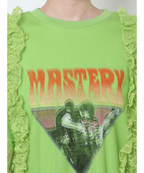 jouetie（ジュエティ）の「リメイクロックミニワンピース（ワンピース・レディース・ブラック/オフホワイト/グリーン・MEDIUM）」の22枚目の写真