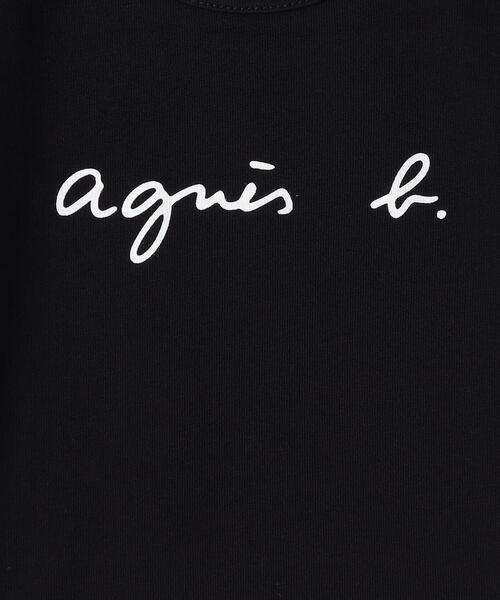 agnes b.（アニエスベー）の「ベビー ロゴ コットン 半袖 Tシャツ（Tシャツ/カットソー・キッズ・ブラック・18M/2YEAR/1YEAR/6MONTH）」の3枚目の写真