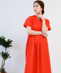 Ray BEAMS | Ray BEAMS / 綿麻 バックタック ワンピース(ワンピース)