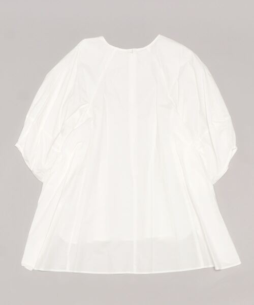 ottilie（オティーリエ）の「ottilie タックボリューム袖チュニック（Tシャツ/カットソー・レディース・オフホワイト/ベージュ・FREE）」の3枚目の写真