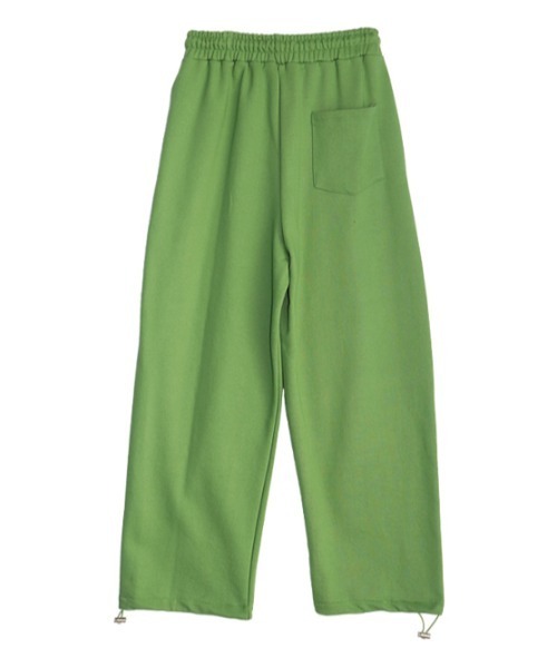 AMAIL(アマイル)の「Green tea pants(スウェットパンツ・レディース・グリーン/ブラック・FREE)」の9枚目の写真