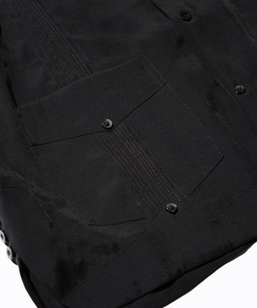 SUNNY  SPORTS（サニースポーツ）の「SUNNY SPORTS / サニースポーツ CUBAN SHIRT レーヨン キューバシャツ サマーシャツ（シャツ/ブラウス・メンズ・グリーン/ブラック/カーキ・LARGE/MEDIUM）」の18枚目の写真