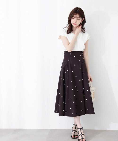 PROPORTION BODY DRESSING(プロポーションボディドレッシング)の「デコルテカットニット / 1213170502(ニット/セーター・レディース・ライトグリーン/ホワイト/ネイビー・FREE)」の15枚目の写真