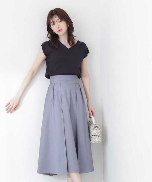 PROPORTION BODY DRESSING(プロポーションボディドレッシング)の「デコルテカットニット / 1213170502(ニット/セーター・レディース・ライトグリーン/ホワイト/ネイビー・FREE)」の20枚目の写真