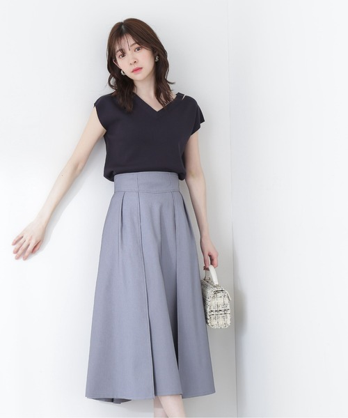 PROPORTION BODY DRESSING(プロポーションボディドレッシング)の「デコルテカットニット / 1213170502(ニット/セーター・レディース・ライトグリーン/ホワイト/ネイビー・FREE)」の10枚目の写真