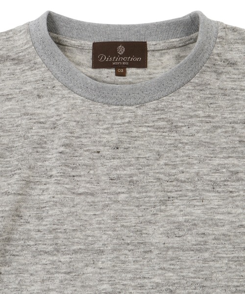 MEN'S BIGI（メンズビギ）の「リバイバルヴィンテージリネンTシャツ（Tシャツ/カットソー・メンズ・グレー/ネイビー/オレンジ・01/02/03）」の13枚目の写真