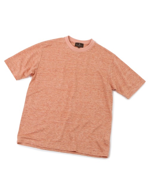 MEN'S BIGI（メンズビギ）の「リバイバルヴィンテージリネンTシャツ（Tシャツ/カットソー・メンズ・グレー/ネイビー/オレンジ・01/02/03）」の18枚目の写真