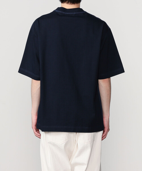 GYMPHLEX（ジムフレックス）の「Gymphlex |  ロゴ刺繍 半袖ビッグTシャツ MEN（Tシャツ/カットソー・メンズ・ネイビー/ロイヤルブルー/チャコール/オフホワイト/イエロー/グリーン・L/M）」の12枚目の写真