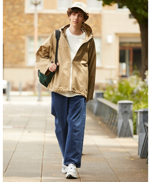 GYMPHLEX（ジムフレックス）の「Gymphlex |  ロゴ刺繍 半袖ビッグTシャツ MEN（Tシャツ/カットソー・メンズ・ネイビー/ロイヤルブルー/チャコール/オフホワイト/イエロー/グリーン・L/M）」の14枚目の写真