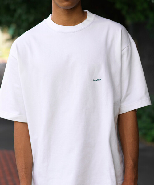 GYMPHLEX（ジムフレックス）の「Gymphlex |  ロゴ刺繍 半袖ビッグTシャツ MEN（Tシャツ/カットソー・メンズ・ネイビー/ロイヤルブルー/チャコール/オフホワイト/イエロー/グリーン・L/M）」の17枚目の写真