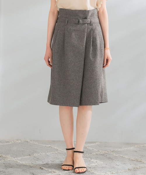 URBAN RESEARCH ROSSO WOMEN(アーバンリサーチ ロッソ)の「ミドルラップハーフパンツ(その他パンツ・レディース・ホワイト系その他/ブラウン/アイボリー・36/38)」の10枚目の写真