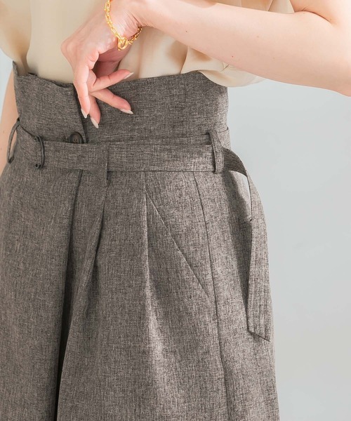 URBAN RESEARCH ROSSO WOMEN(アーバンリサーチ ロッソ)の「ミドルラップハーフパンツ(その他パンツ・レディース・ホワイト系その他/ブラウン/アイボリー・36/38)」の13枚目の写真