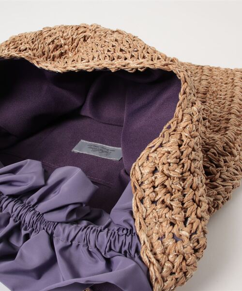 cache cache（カシュ カシュ）の「フリルワンハンドルトート（トートバッグ・レディース・ベージュ/ラベンダー/グリーン/ブラック・フリー）」の18枚目の写真