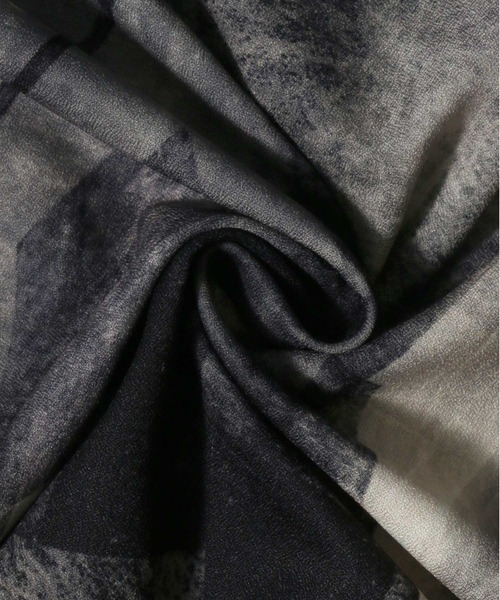 ANPAS（アンパス）の「Total Pattern Print Big Silhouette Thickness Oversized T-shirt/総柄プリント ビッグシルエット とろみTシャツ セットアップ対応（Tシャツ/カットソー・メンズ・グレー系その他/ブラック系その他3/ブラウン系その他2/ブラック系その他2/ブラウン系その他/ブラック系その他・L/M）」の20枚目の写真