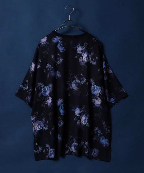 ANPAS（アンパス）の「Total Pattern Print Big Silhouette Thickness Oversized T-shirt/総柄プリント ビッグシルエット とろみTシャツ セットアップ対応（Tシャツ/カットソー・メンズ・グレー系その他/ブラック系その他3/ブラウン系その他2/ブラック系その他2/ブラウン系その他/ブラック系その他・L/M）」の13枚目の写真