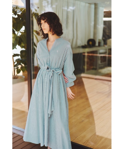 SNIDEL HOME（スナイデルホーム）の「【Airy Sucker】ロングワンピース