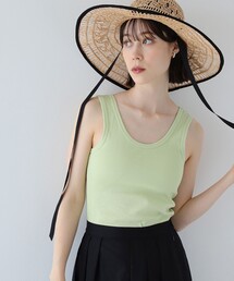 Ray BEAMS | Ray BEAMS / テレコ カップ付き タンクトップ(タンクトップ)