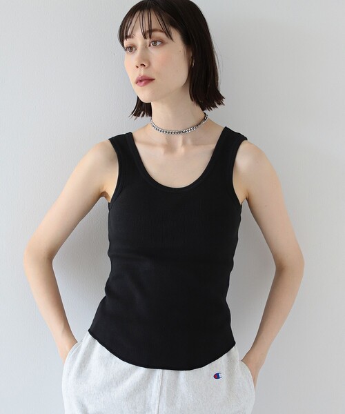 Ray BEAMS　BLTEE　タンクトップ Ray BEAMS（レイ ビームス）ベーシック リブ タンクトップ（T