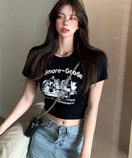 関税込   Jeans ロゴTシャツ クロップド 送料関税込み☆TOMMY JEANS ロゴ クロップドTシャツ
