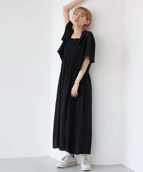 イエナ　SLOBE citron. ドット柄バルーンスリーブリボンワンピース SLOBE citron.（スローブシトロン）の「SLOBE citron. 2way