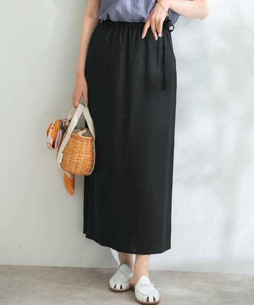 URBAN RESEARCH ROSSO WOMEN（アーバンリサーチ　ロッソ）の「デザインスリットイージータイトスカート（スカート・レディース・ベージュ/ブラック/レッド・FREE）」の11枚目の写真