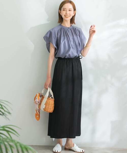 URBAN RESEARCH ROSSO WOMEN（アーバンリサーチ　ロッソ）の「デザインスリットイージータイトスカート（スカート・レディース・ベージュ/ブラック/レッド・FREE）」の14枚目の写真