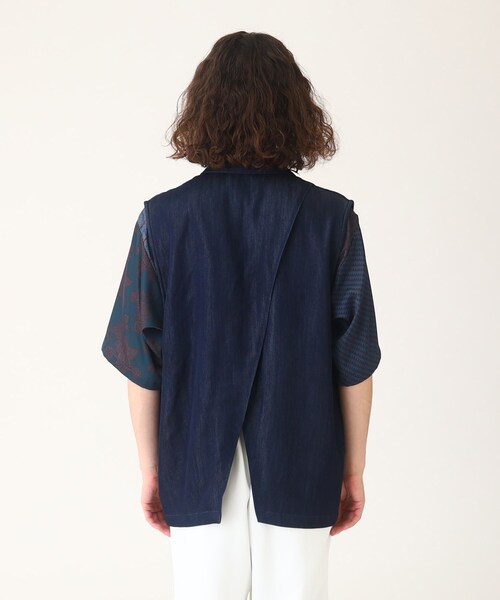 tk.TAKEO KIKUCHI(ティーケータケオキクチ)の「◆ブライトデニムベスト(ベスト・メンズ・ブルー系3/ブラック系3/ネイビー系3・88)」の7枚目の写真