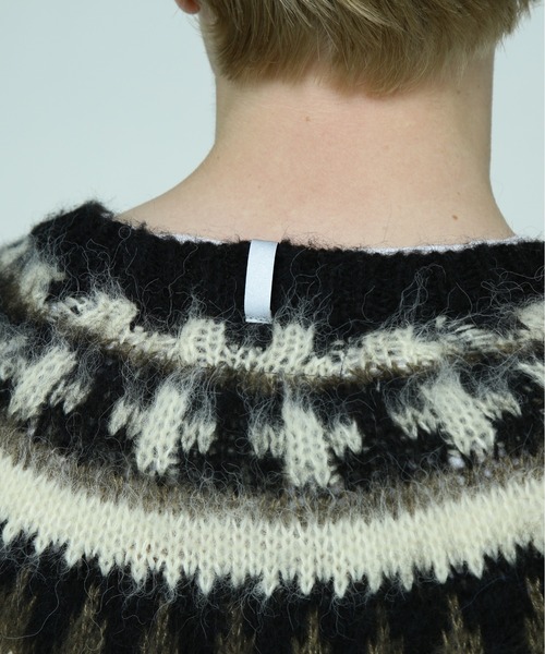 MANASTASH（マナスタッシュ）の「MANASTASH/マナスタッシュ　ABERDEEN SWEATER NORDIC アバディーンセーターノルディック（ニット/セーター・メンズ・ナチュラル/ブラック/ネイビー・MEDIUM/LARGE/X-LARGE）」の9枚目の写真