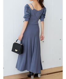 MERCURYDUO | 3WAY異素材ドッキングニットワンピース(ワンピース)