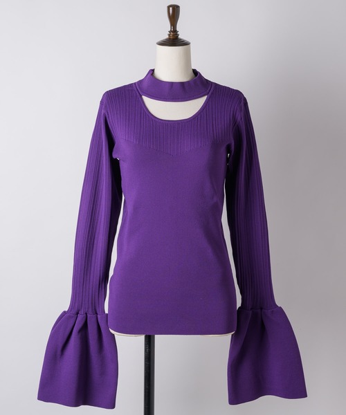 【最終お値引き】新品タグ付　CFCL ベルスリーブトップス　ニット ベルスリーブニットトップ / GRACE CONTINENTAL | GRACE