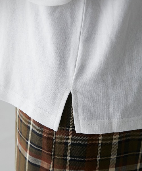 BONLECILL（ボンルシール）の「【選べるサイズ】無地/ボーダーアソート マリン刺繍ボートネックプルオーバーロンT（Tシャツ/カットソー・レディース・ブラック/オフホワイト/レッド系1/ネイビー系2/ネイビー系1・M/L/S）」の21枚目の写真