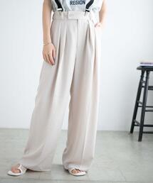 WEGO | WEGO/サスペンダー付タックスラックス(スラックス)