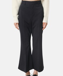 カーブヘムキックフレアパンツ / Curve Hem Kick Flare Pants